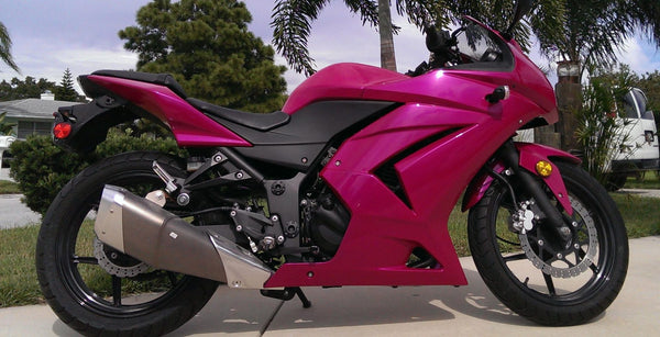 Hot Pink Pearl Basecoat Clearcoat Car Paint Kit