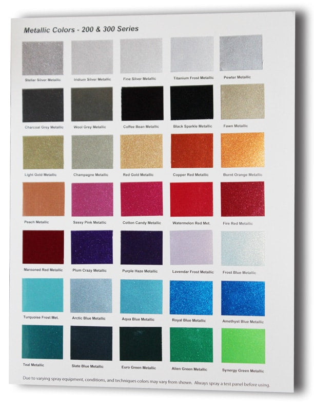 UreChem Metallic Color Charts Now Available