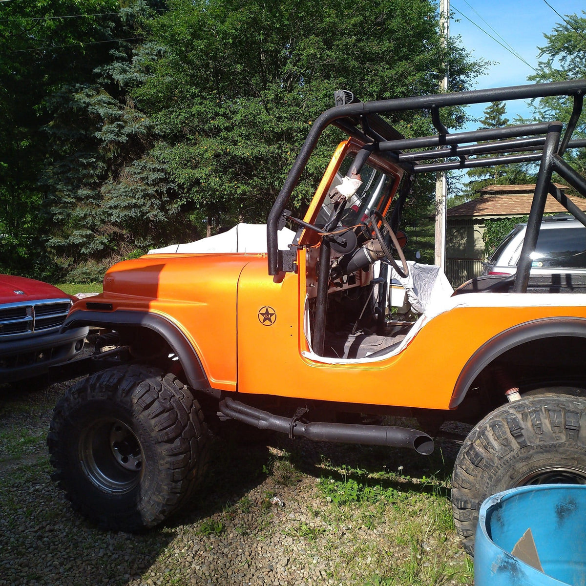 Sunset Orange Pearl Basecoat Clearcoat Auto Paint Kit Options