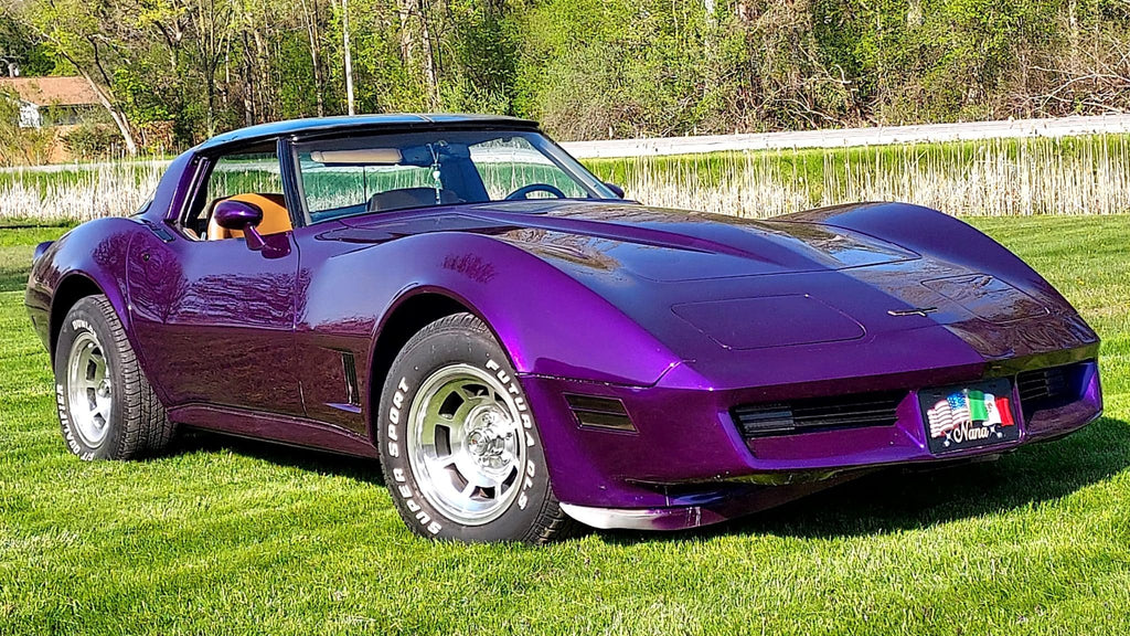 Purple Rain Pearl Basecoat Clearcoat Auto Paint Kit Options