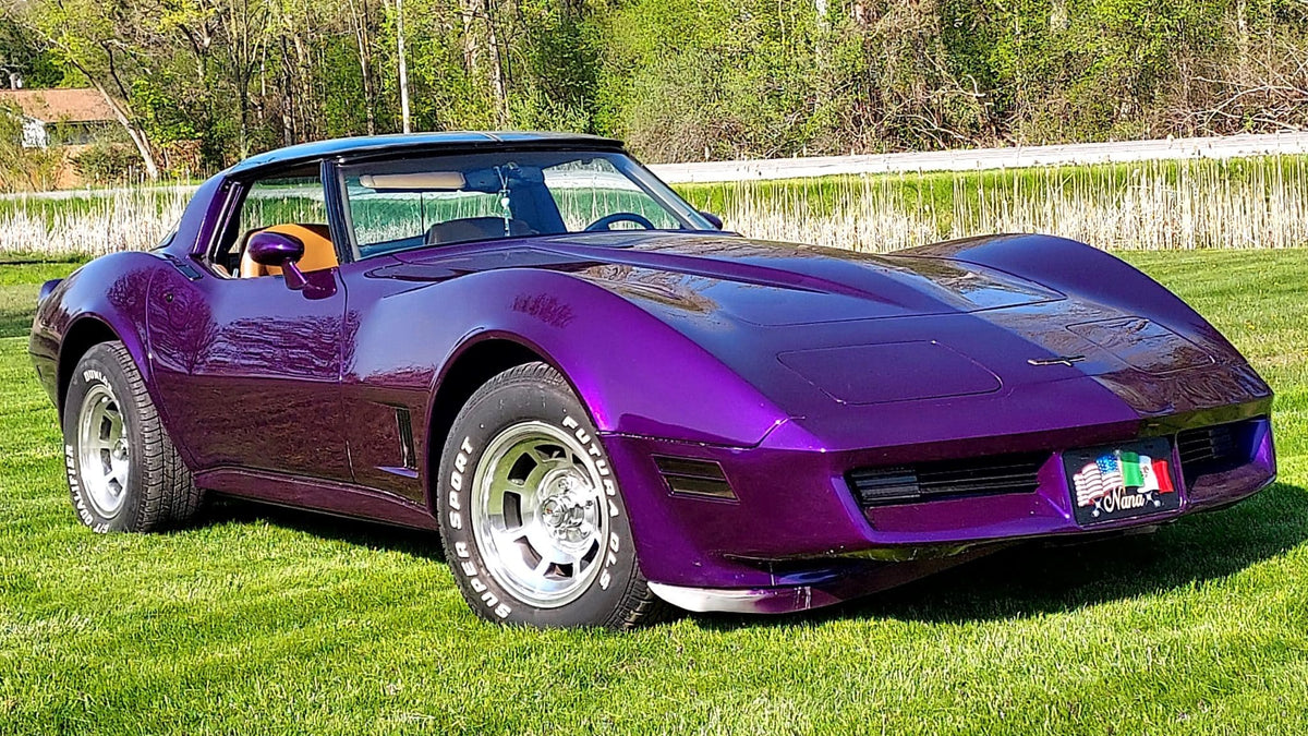 Purple Rain Pearl Basecoat Clearcoat Auto Paint Kit Options