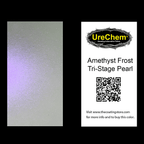 Amethyst Frost Tri-Stage Pearl Paint Chip Sample