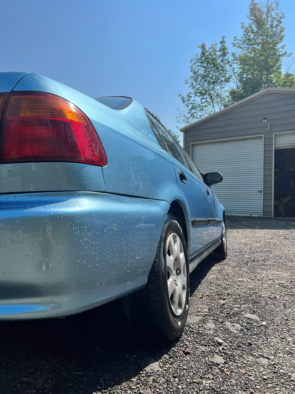 Arctic Blue Metallic Basecoat Clearcoat Auto Paint Kit Options