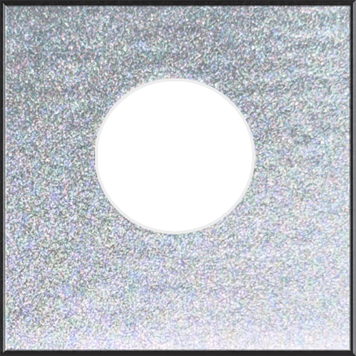 Audi Code LX7W Ice Silver Paint Chip Sample