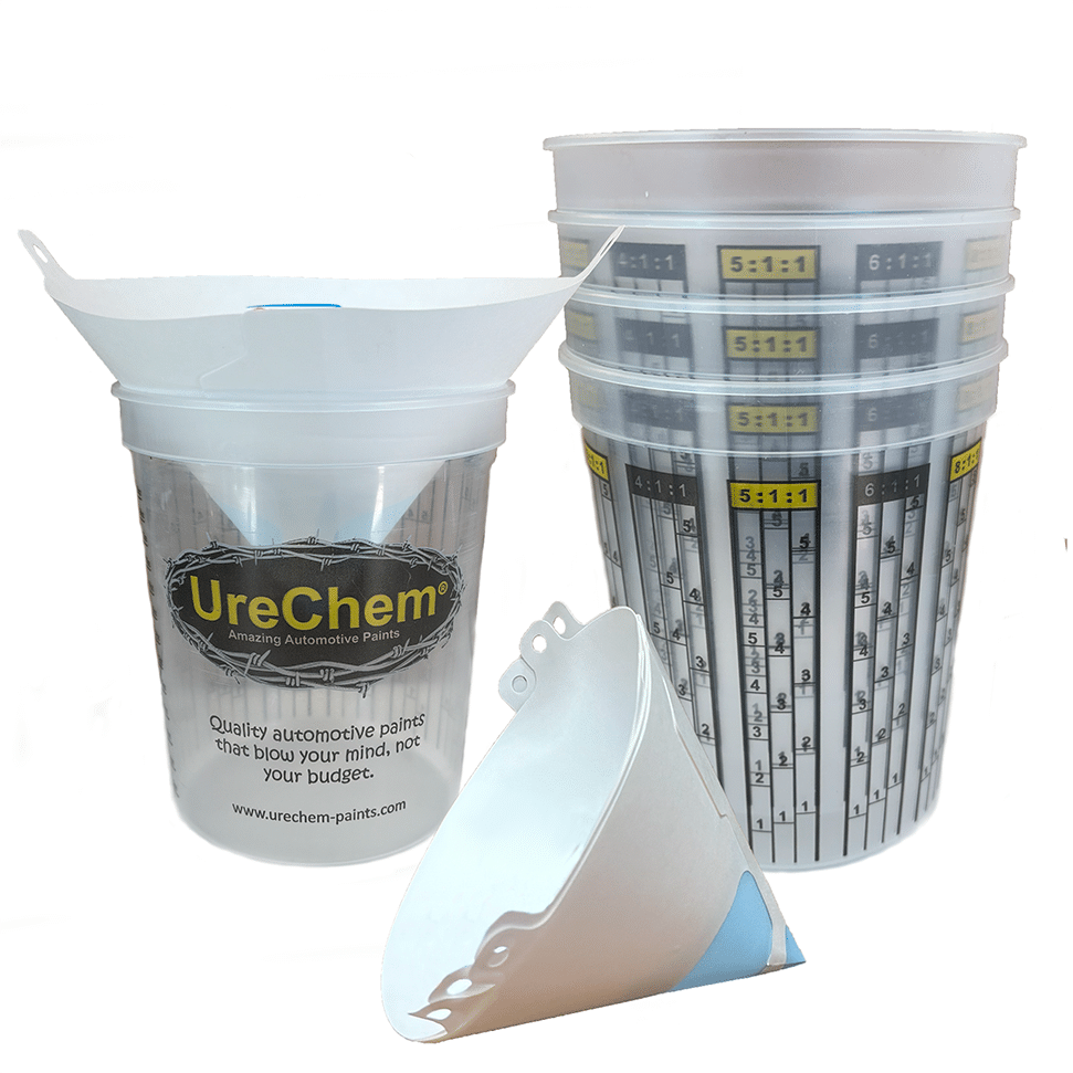 Basic Paint Mixing Kit (Cups, Filters, and Stir Sticks)