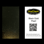 Black Gold Pearl Paint Chip Sample