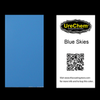 Blue Skies Color Chip Sample Swatch