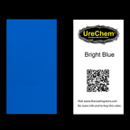 Bright Blue Color Chip Sample Swatch