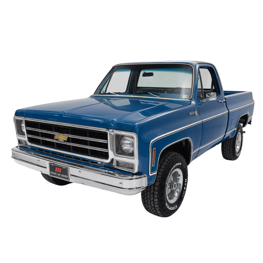 Car Painted Chevy Mariner Blue