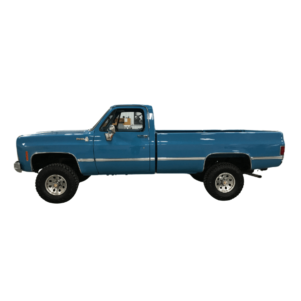 Truck painted Hawaiian Blue
