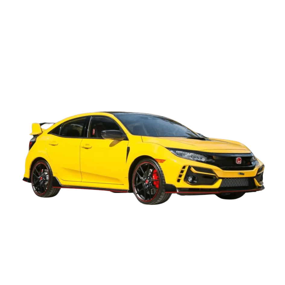 Car painted Phoenix Yellow