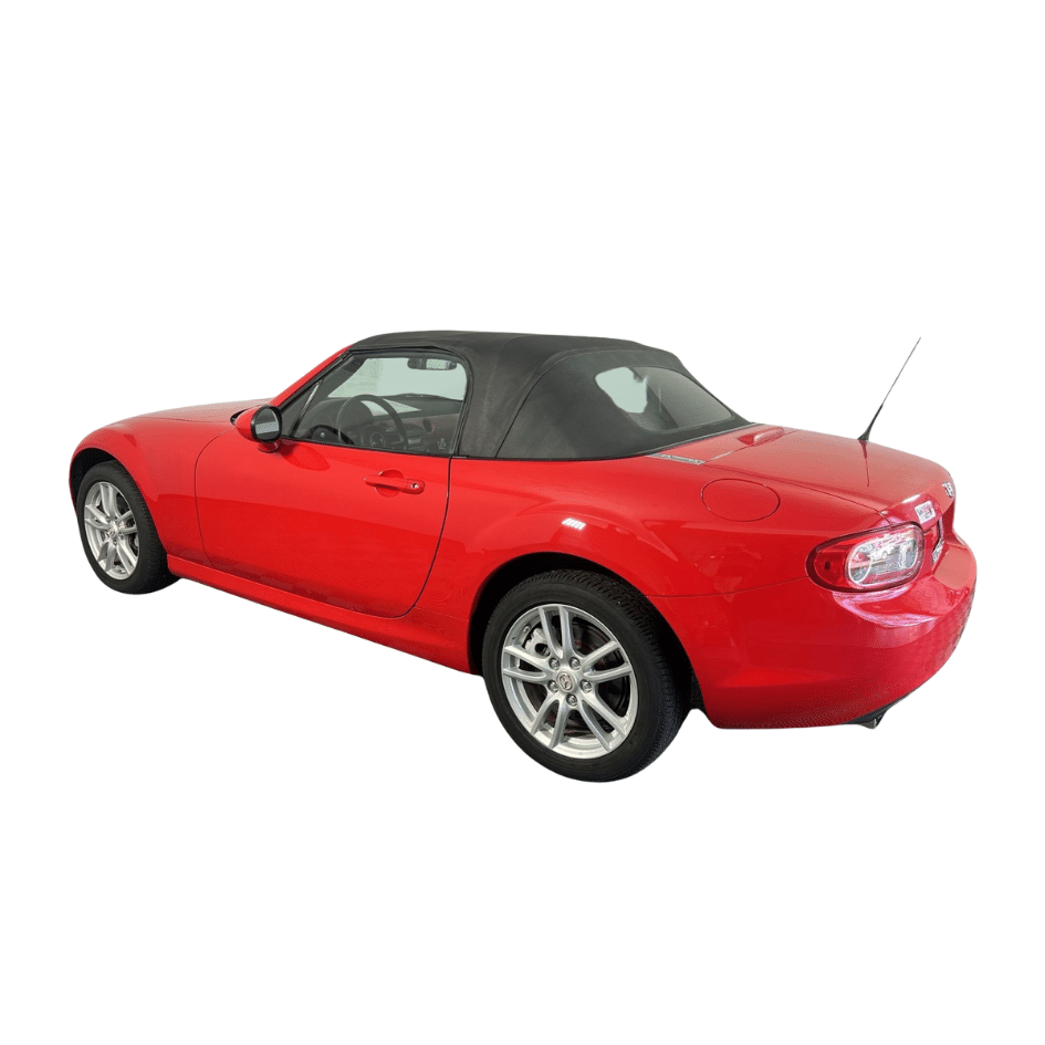 Car painted Mazda True Red