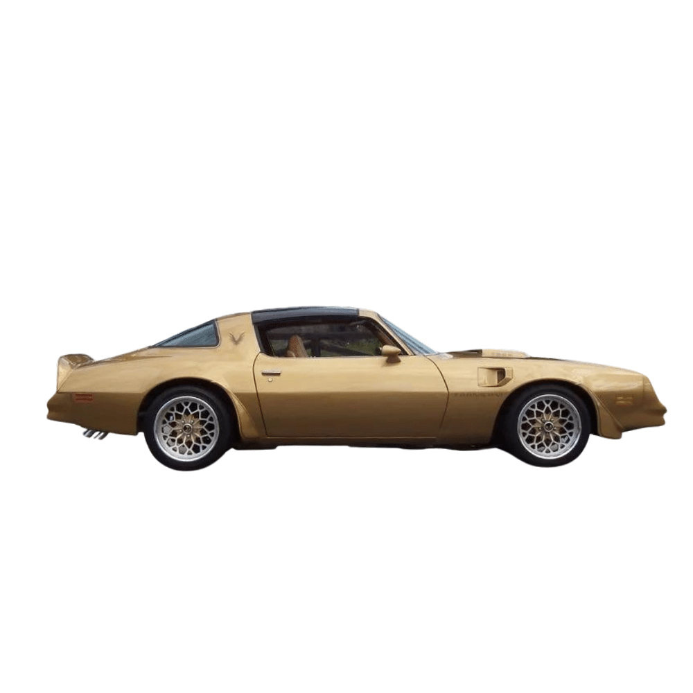 Car painted Pontiac Gold