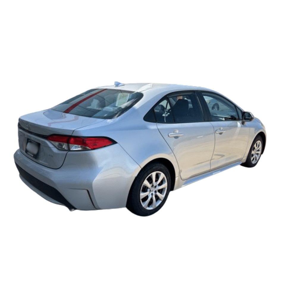 Car painted Toyota Classic Silver Metallic
