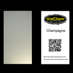 Champagne Metallic Color Chip Sample Swatch