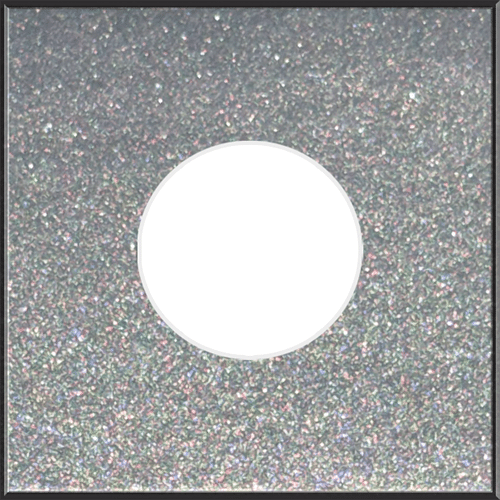 Chevy GM Code GSJ WA251F Silver Flare Metallic Paint Chip Sample