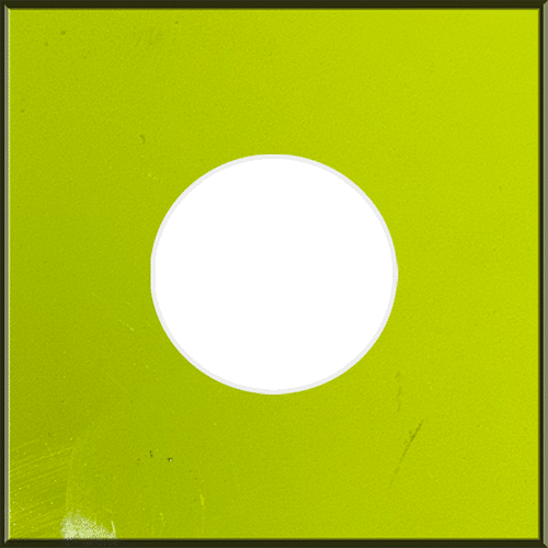 Chevy Code GKO WA628D Shock Yellow Paint Chip Sample