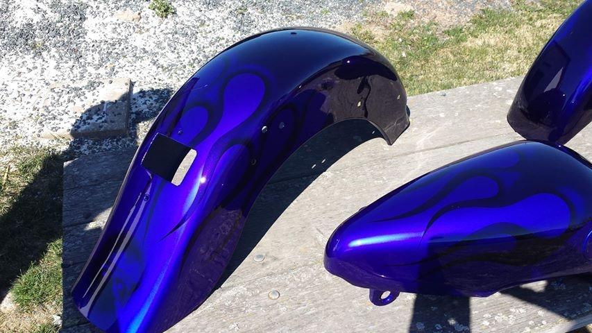 Cobalt Blue 2K Urethane Candy Auto Paint Kit Options