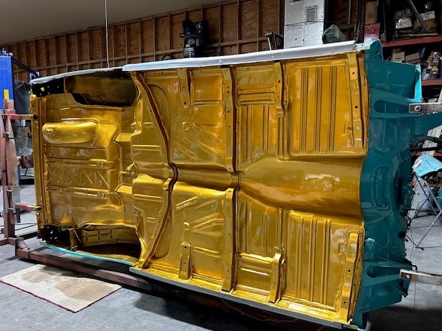 Egyptian Gold Metallic Basecoat Clearcoat Auto Paint Kit Options