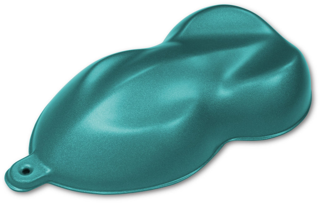 Aqua Blue Metallic Low Gloss Single Stage Auto Paint Kit