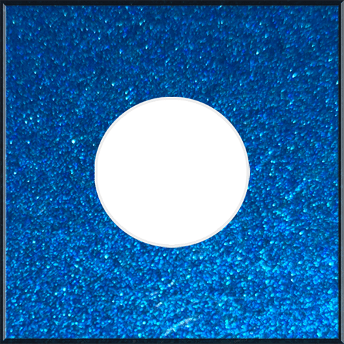 Ford Code E7 Velocity Blue Clear Paint Chip Sample