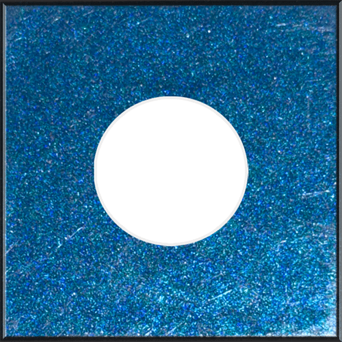 Ford Code FM M7412A Performance Blue Metallic Paint Chip Sample