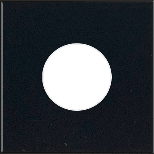 Ford Ebony Black Code UA M6373 Paint Chip Sample