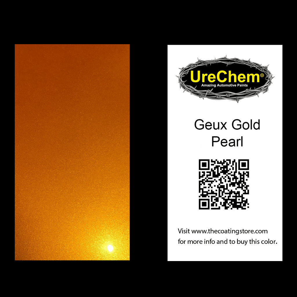 Geaux Gold Pearl Paint Chip Sample