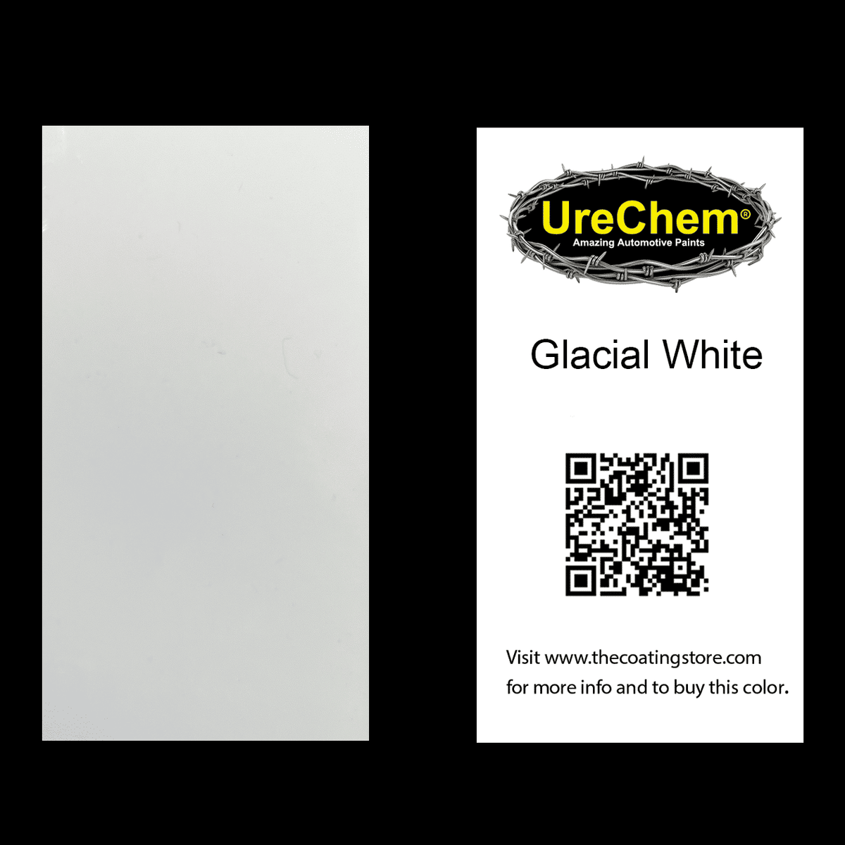 Glacial White Paint Chip Sample