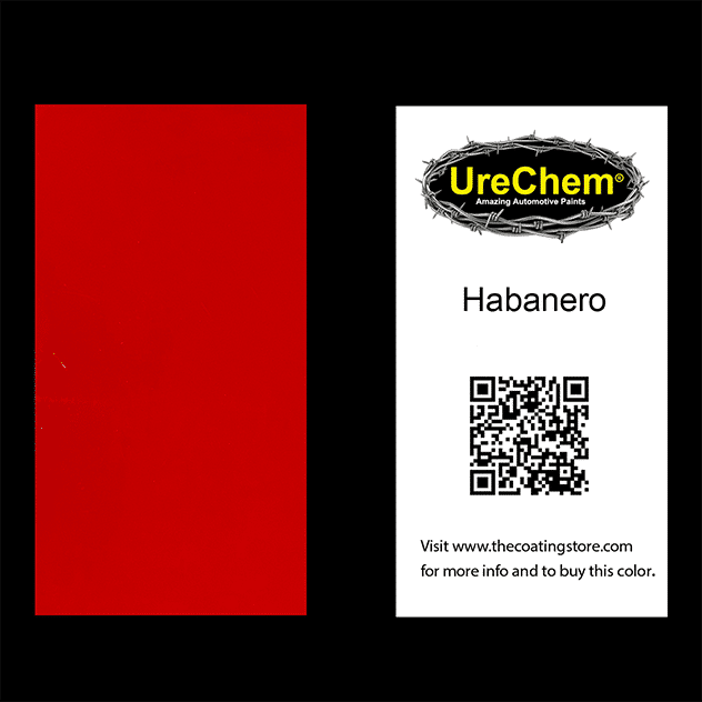 Habanero Paint Chip Sample