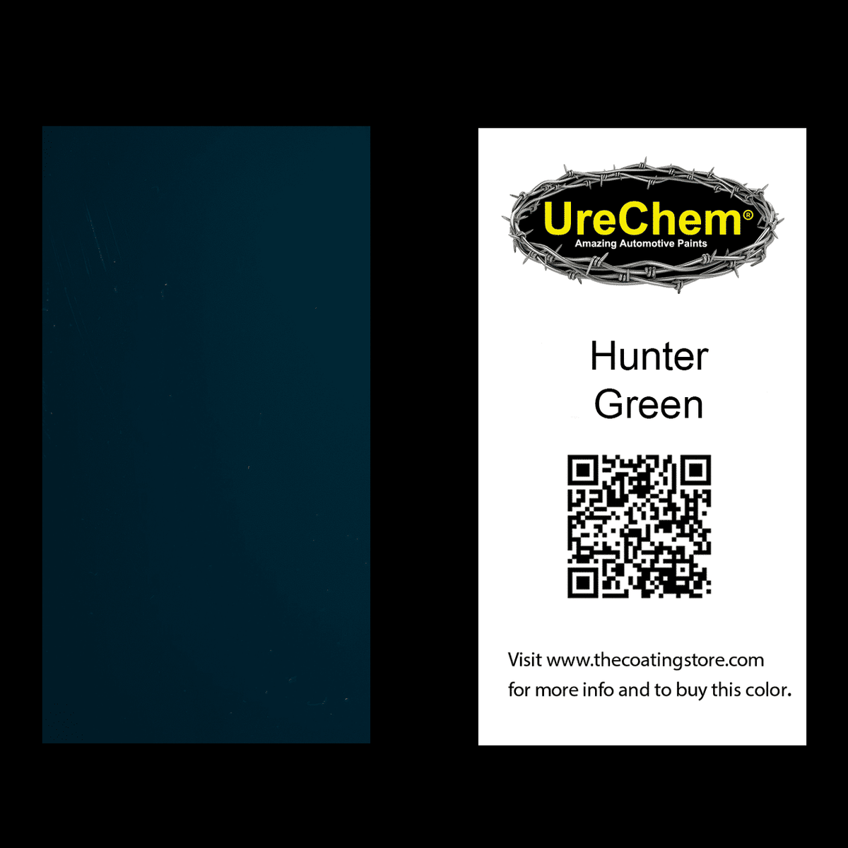 Hunter Green Paint Chip Sample