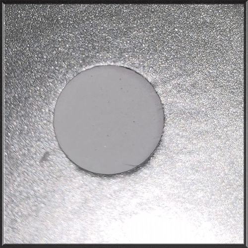 Hyundai Code KCS Sparkling Silver Paint Chip Sample