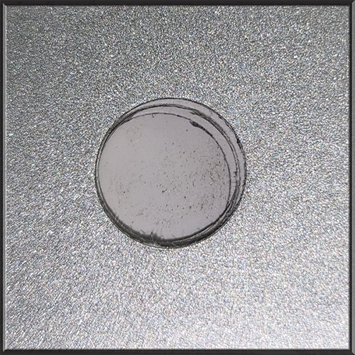 Hyundai Code U5S Chromium Silver Paint Chip Sample