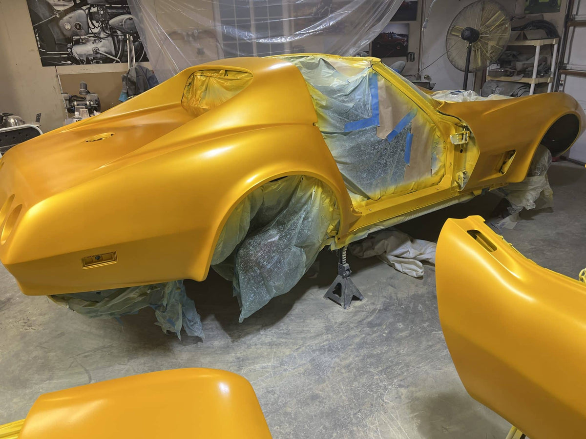 Sunset Gold Pearlized Candy Basecoat Clearcoat Auto Paint Kit Options