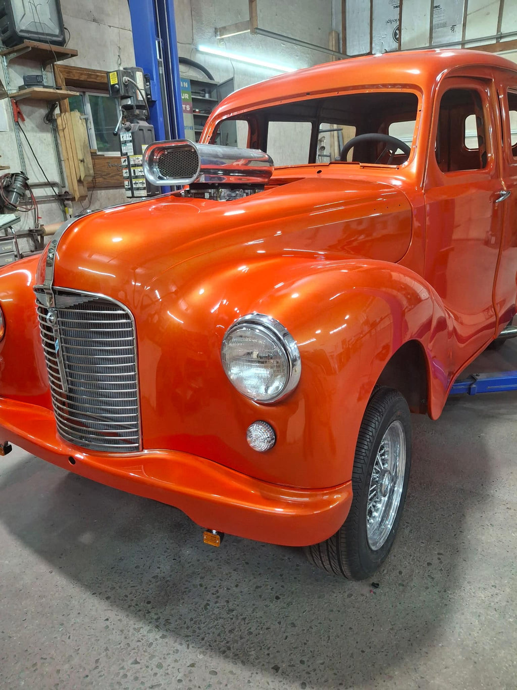 Inferno Orange Pearl Basecoat Clearcoat Auto Paint Kit Options