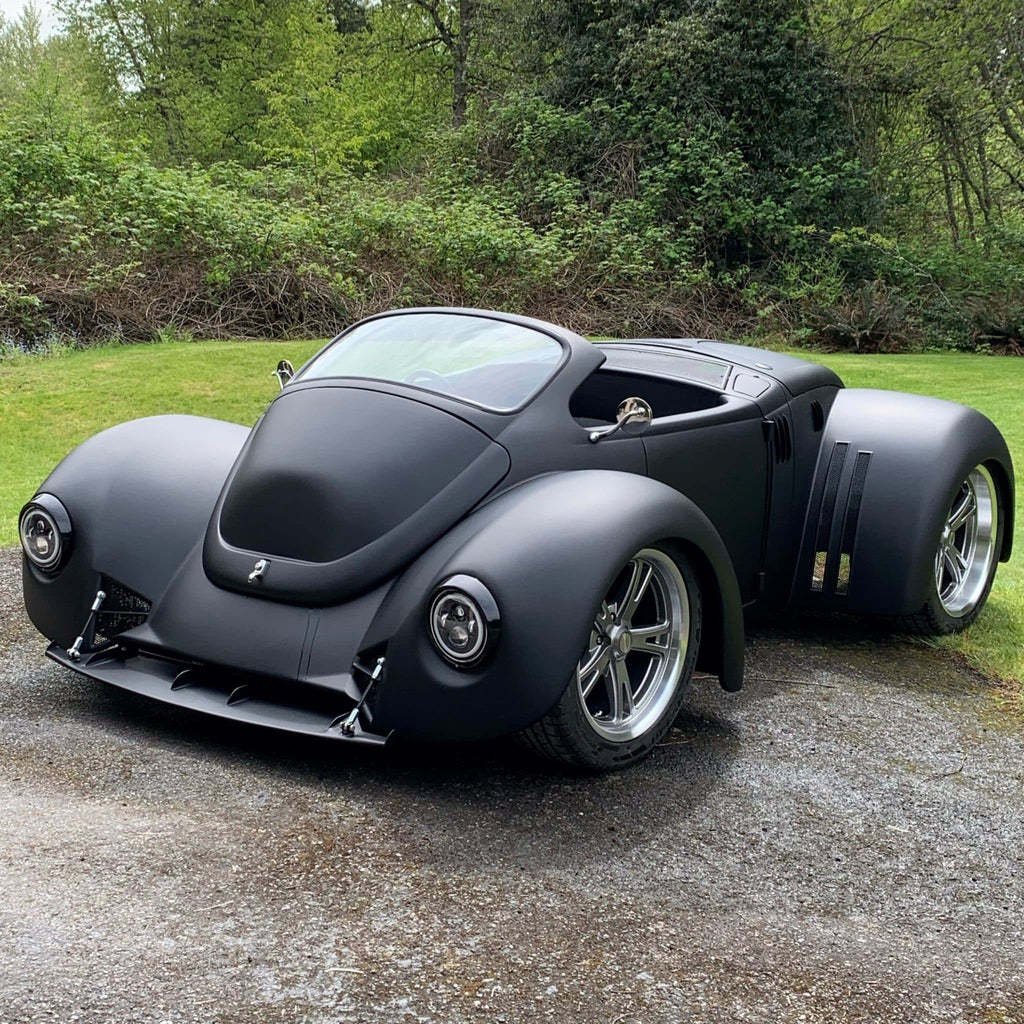 Hot Rod Black Flat Single Stage Auto Paint Kit