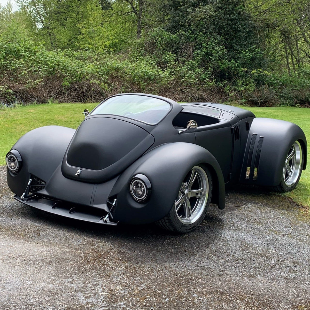 Hot Rod Black Flat Single Stage Auto Paint Kit
