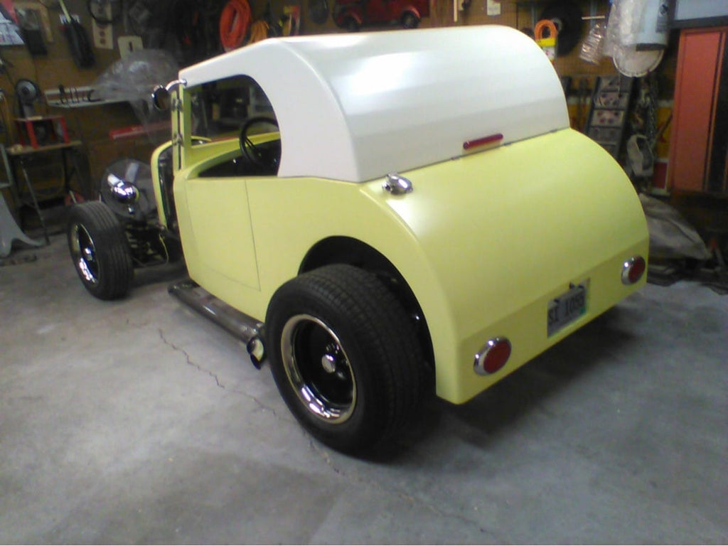 Pale Yellow Low Gloss Single Stage Auto Paint Kit