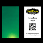 LimeTime Pearl Paint Chip Sample