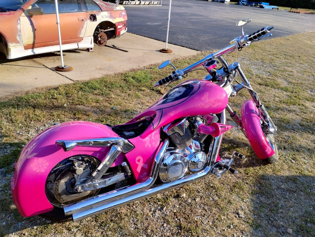 Hot Pink Basecoat Clearcoat Auto Paint Kit Options