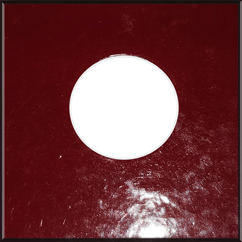Mercedes Code 590 3590 Mars Red Paint Chip Sample