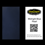 Midnight Blue Pearl Color Chip Sample Swatch