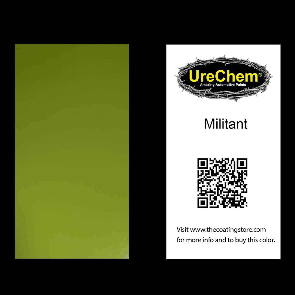 Militant Solid Paint Chip Sample