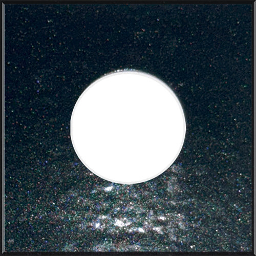 Mitsubishi Code X08 Mystic Black Paint Chip Sample
