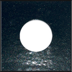 Mitsubishi Code X08 Mystic Black Paint Chip Sample