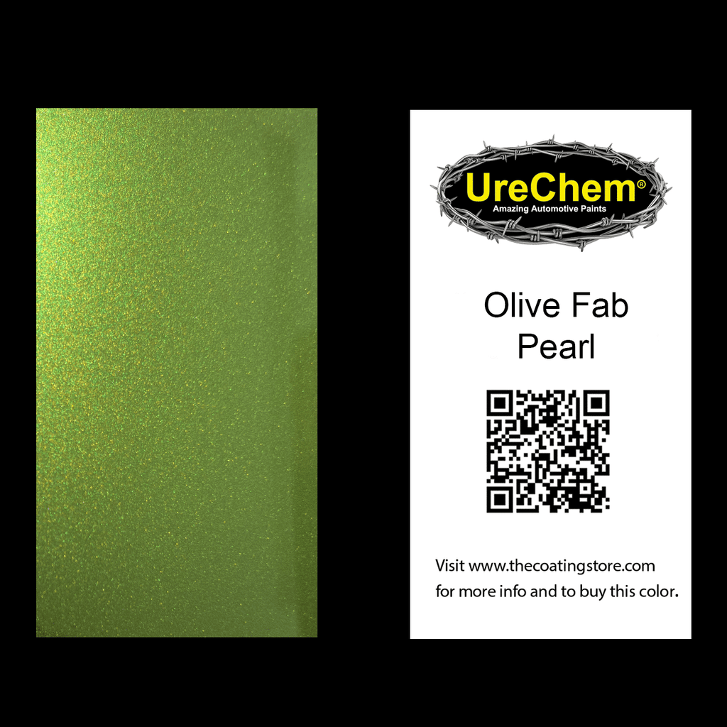 Olive Fab Pearl Paint Chip Sample