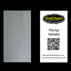 Pewter Metallic Color Chip Sample Swatch