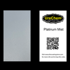 Platinum Mist Metallic Color Chip Sample Swatch