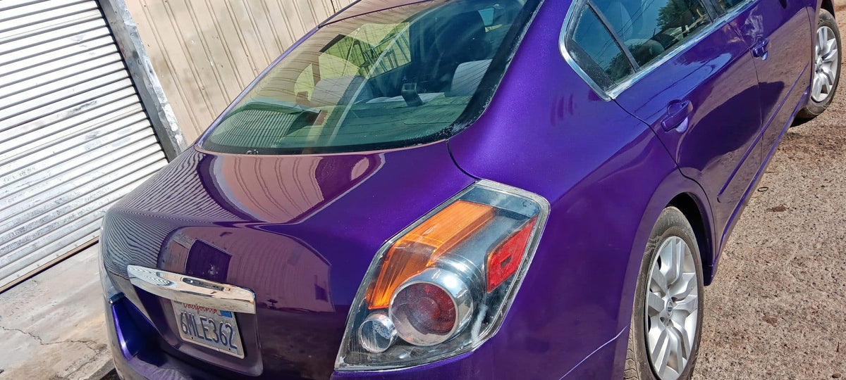 Plum Metallic Basecoat Clearcoat Auto Paint Kit Options