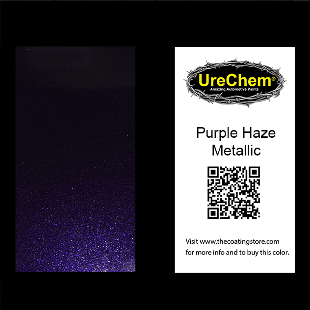 Purple Haze Metallic Paint Chip Sample